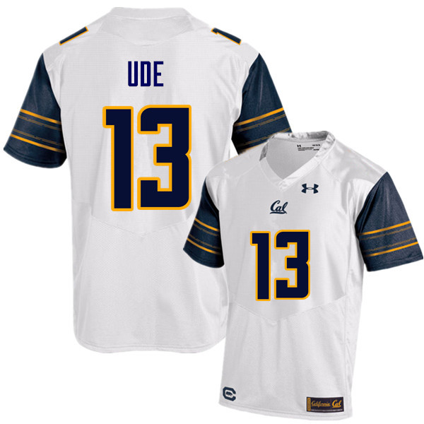 Men #13 Russell Ude Cal Bears (California Golden Bears College) Football Jerseys Sale-White - Click Image to Close